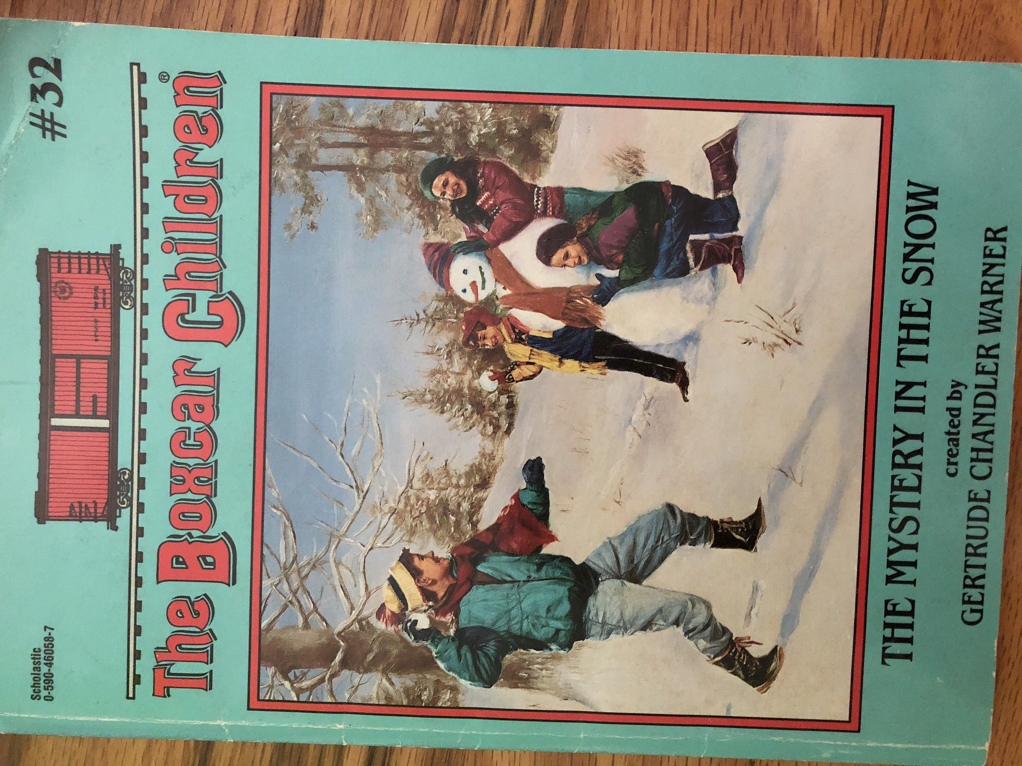 The Boxcar Children #32: The Mystery In The Snow - Gertrude Chandler Warner (Scholastic Inc - Paperback) book collectible [Barcode 0590460587] - Main Image 1