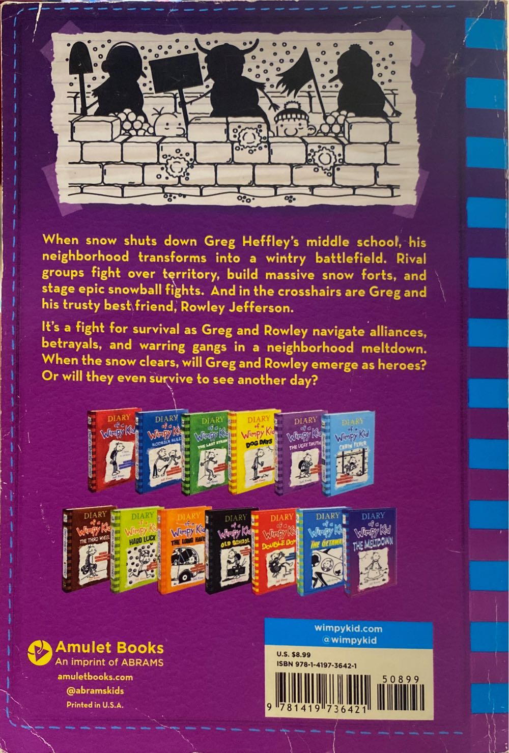 Diary of a Wimpy Kid - Jeff Kinney (Amulet Books - Paperback) book collectible [Barcode 9781419736421] - Main Image 2