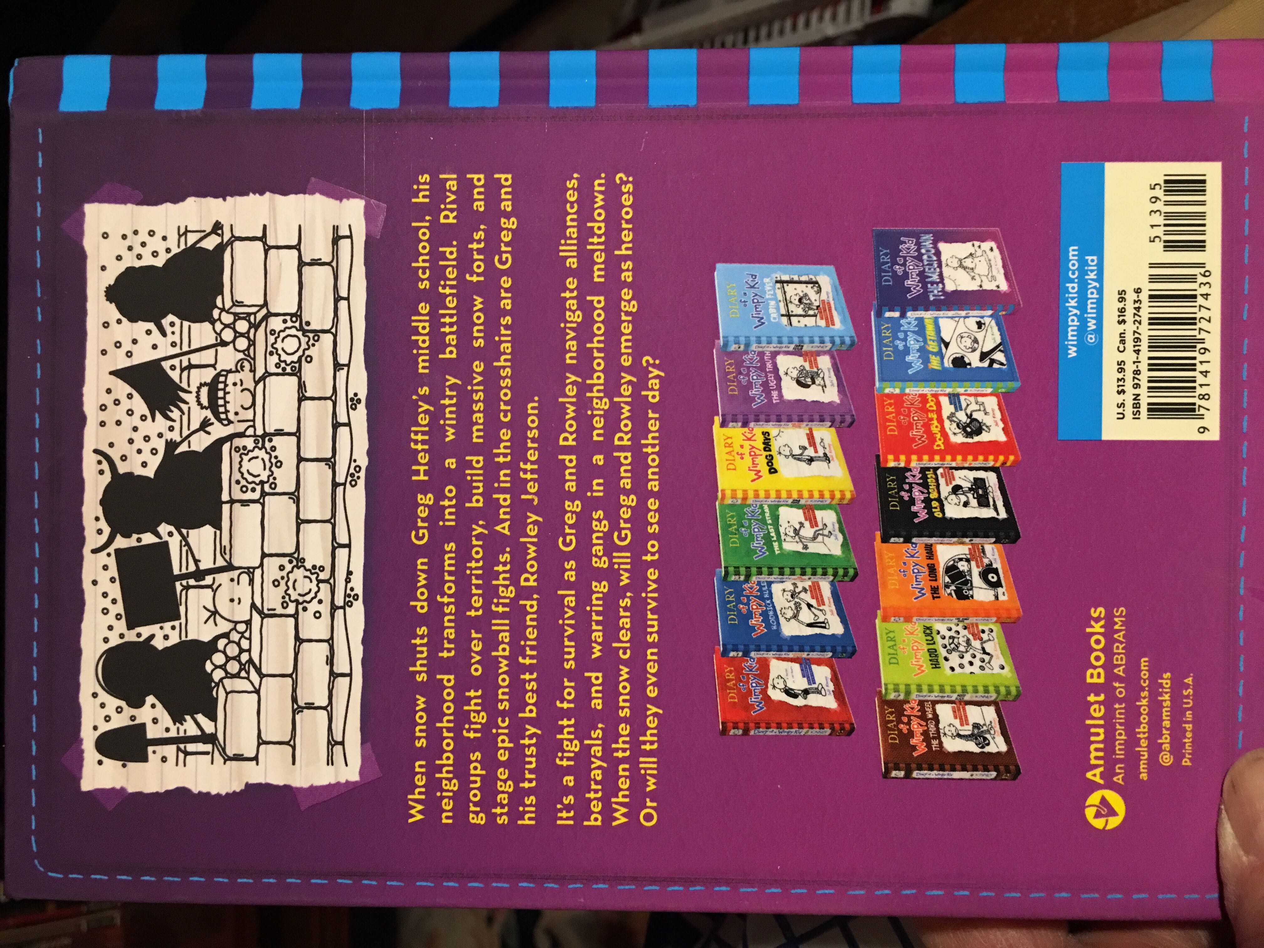 Diary Of A Wimpy Kid: The Meltdown - Jeff Kinney (Amulet Books - Hardcover) book collectible [Barcode 9781419727436] - Main Image 2