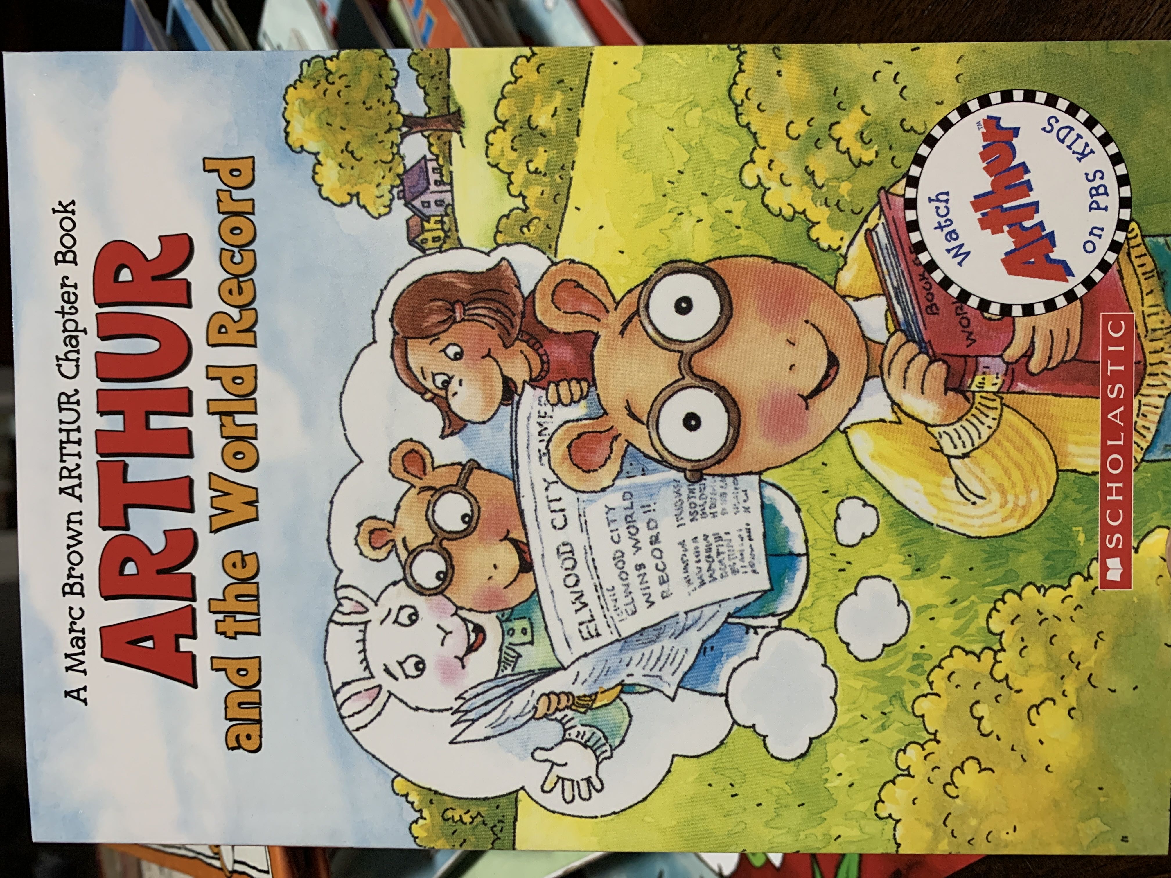 Arthur And The World Record - Stephen Krensky book collectible [Barcode 9781338292466] - Main Image 1