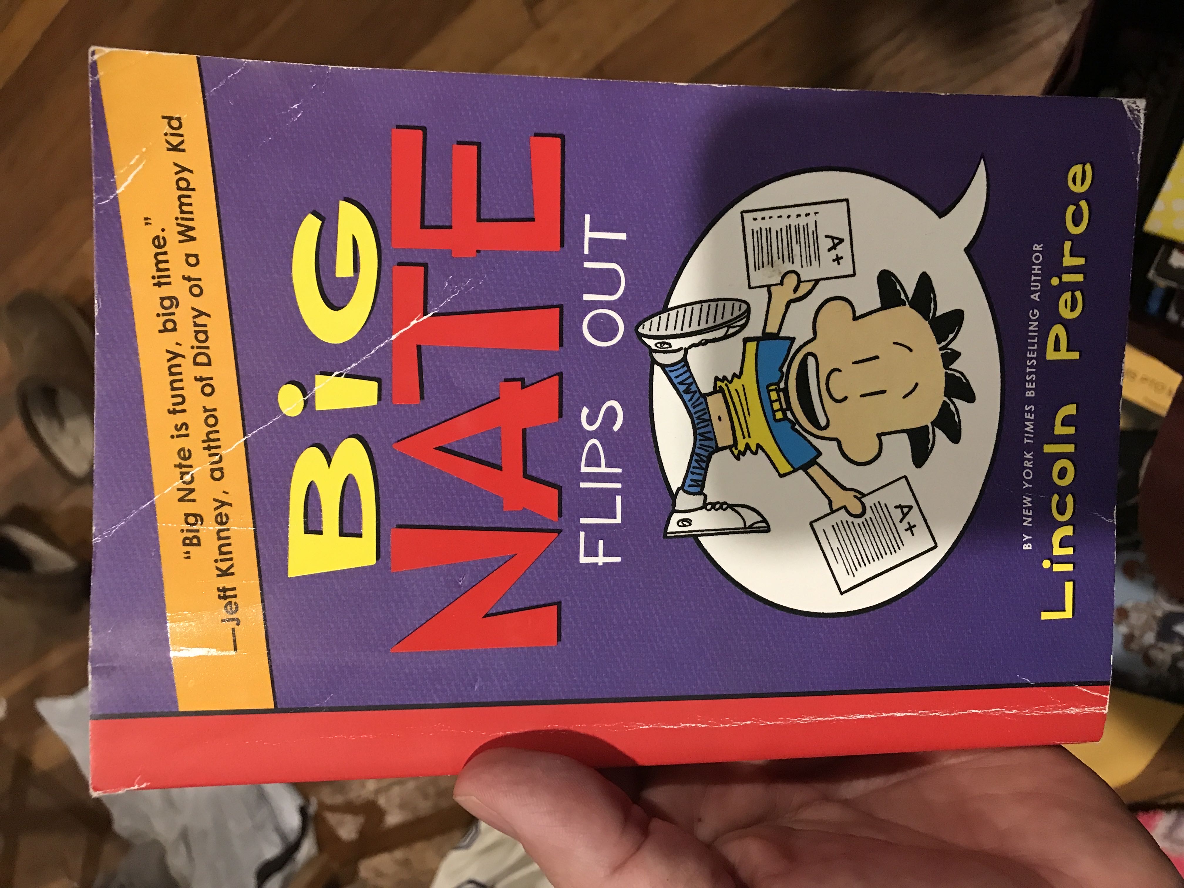 Big Nate: Book 5: Big Nate Flips Out - Lincoln Pierce (HarperCollins (April 8, 2014) - Paperback) book collectible [Barcode 9780062267191] - Main Image 1