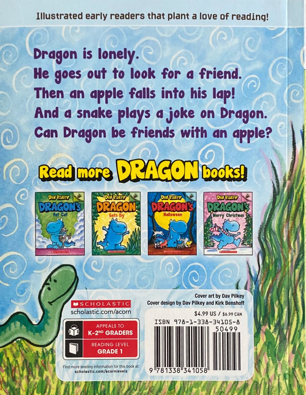 A Friend for Dragon - Dav Pilkey (Scholastic - Paperback) book collectible [Barcode 9781338341058] - Main Image 2