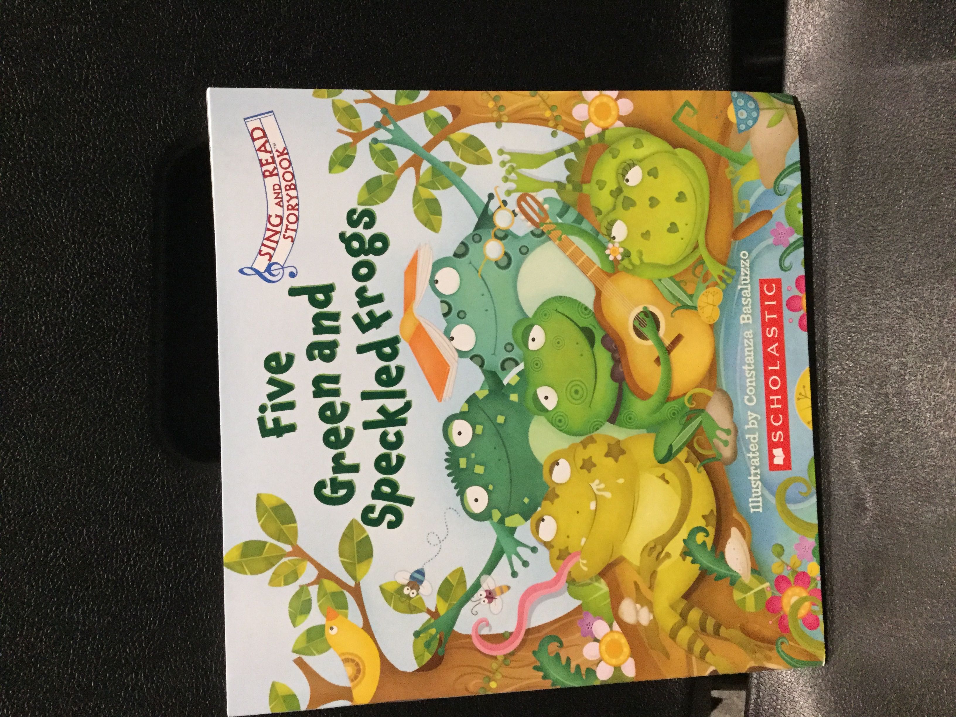 Five Green And Speckled Frogs