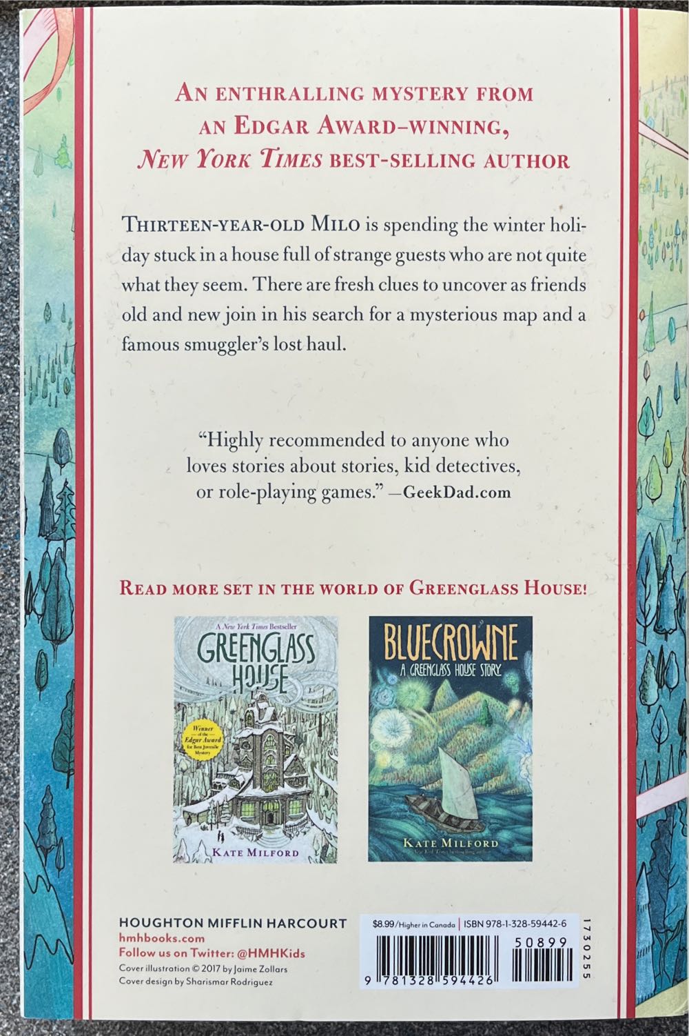 Ghosts of Greenglass House - Kate Milford (Hmh Books for Young Readers) book collectible [Barcode 9781328594426] - Main Image 2