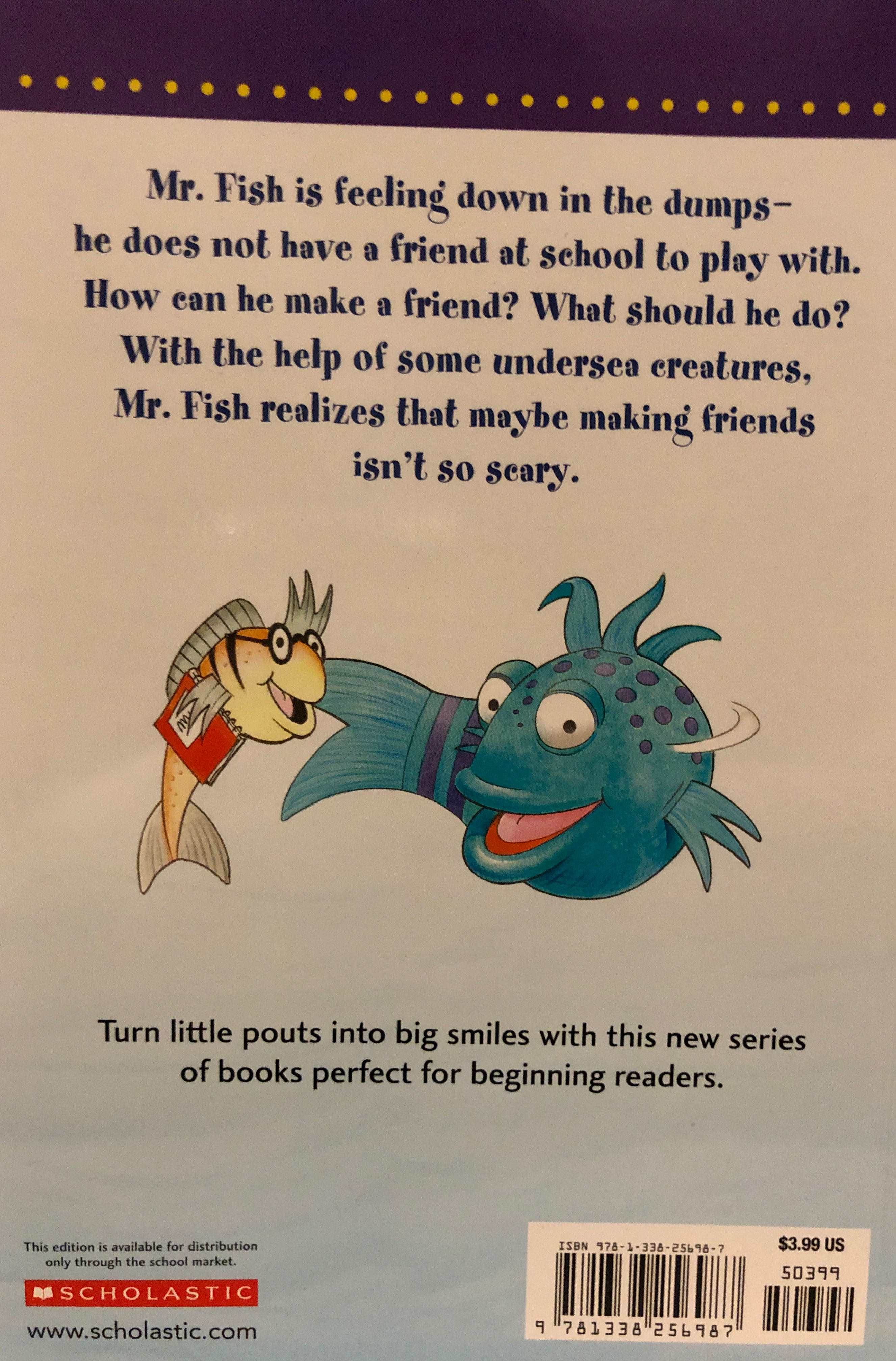 You Can Make A Friend Pout-Pout Fish! - Deborah Diesen (Scholastic Inc - Paperback) book collectible [Barcode 9781338256987] - Main Image 2