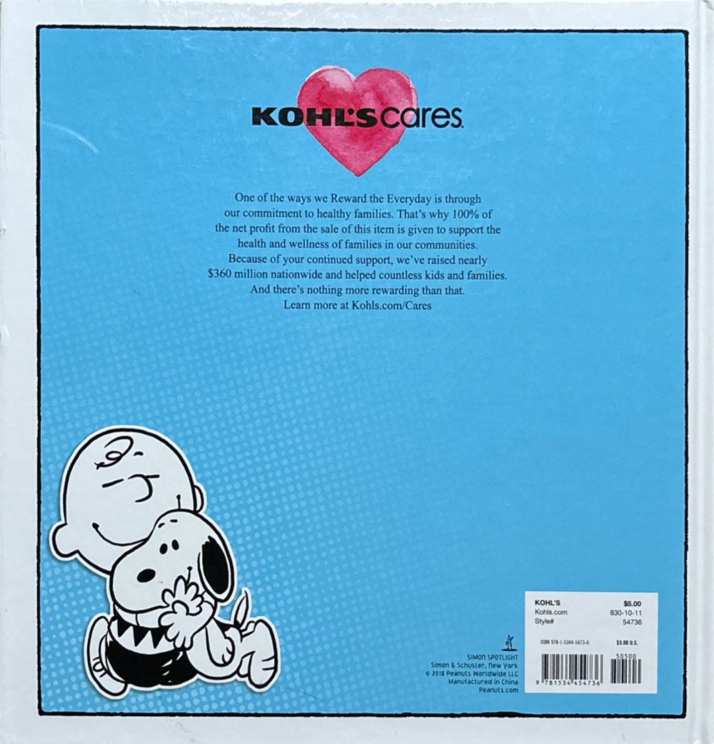 Be Kind, Be Brave, Be You! - Charles Schulz book collectible [Barcode 9781534454736] - Main Image 2