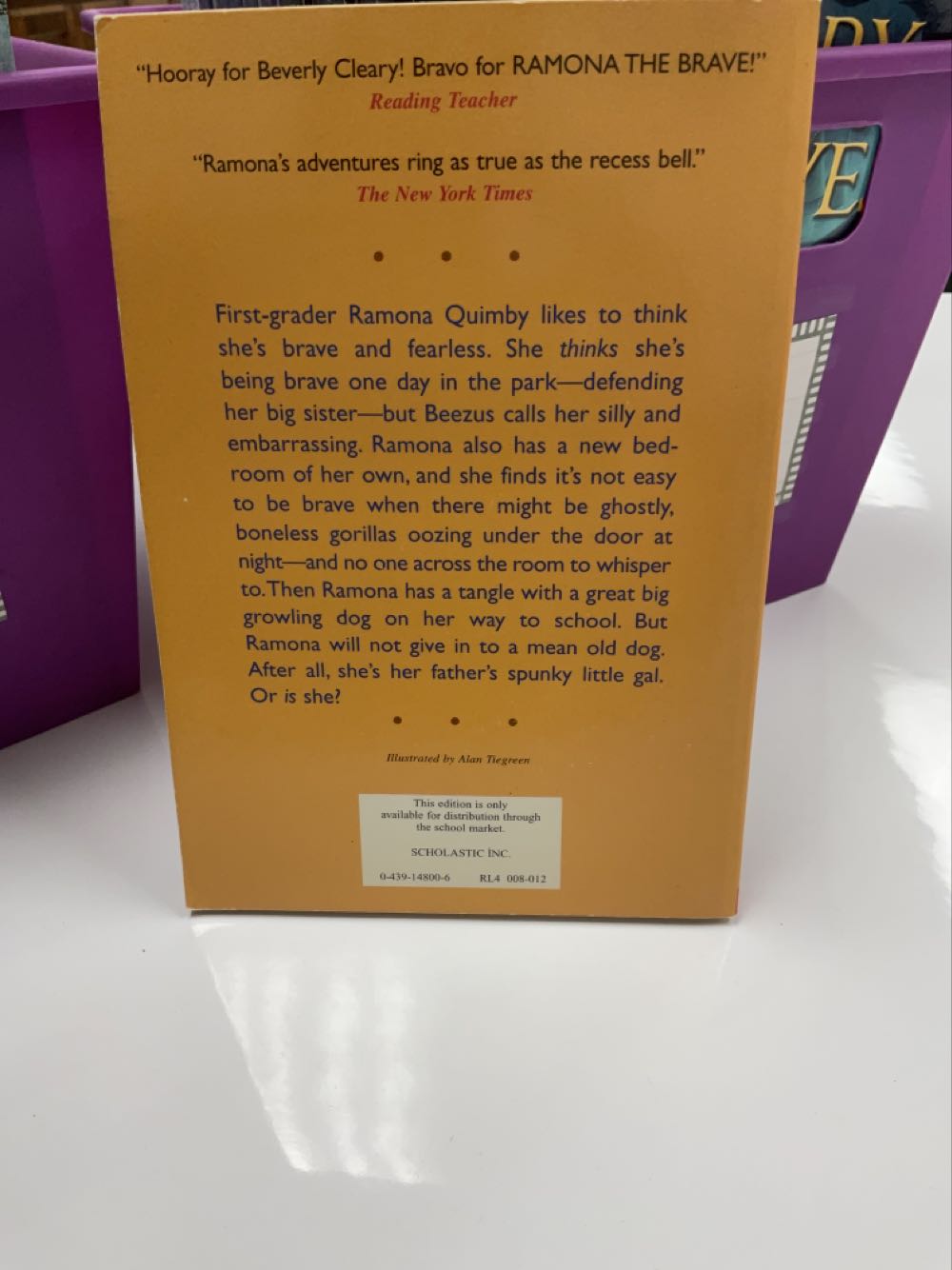 Ramona the Brave - Beverly Cleary (Fitzgerald Books - Paperback) book collectible [Barcode 9781424204113] - Main Image 2