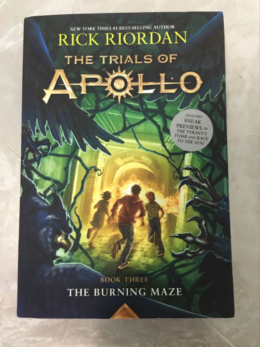 Trials of Apollo 3: The Burning Maze, The