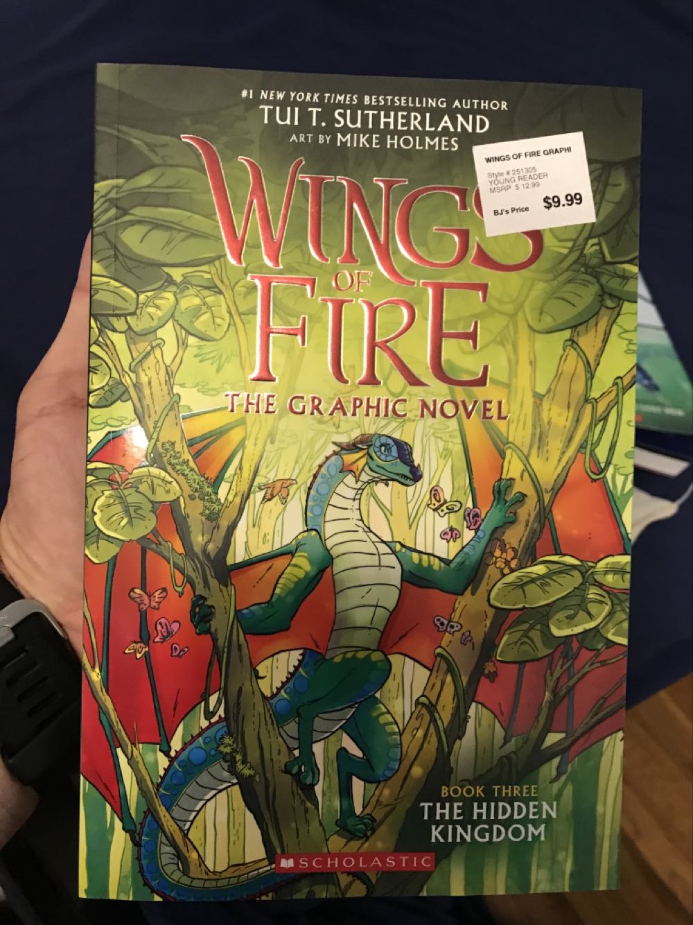 Wings Of Fire Graphic Novel #3: The Hidden Kingdom - Tui T. Sutherland (Graphix) book collectible [Barcode 9781338344059] - Main Image 1