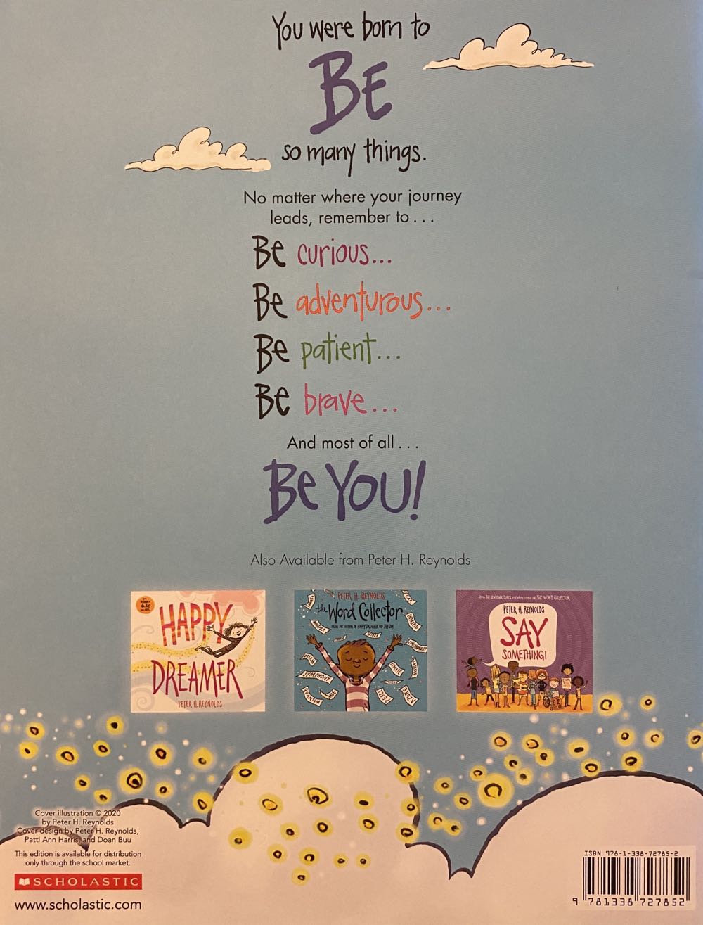 Be You! - Peter H. Reynolds (Orchard Books - Paperback) book collectible [Barcode 9781338727852] - Main Image 2