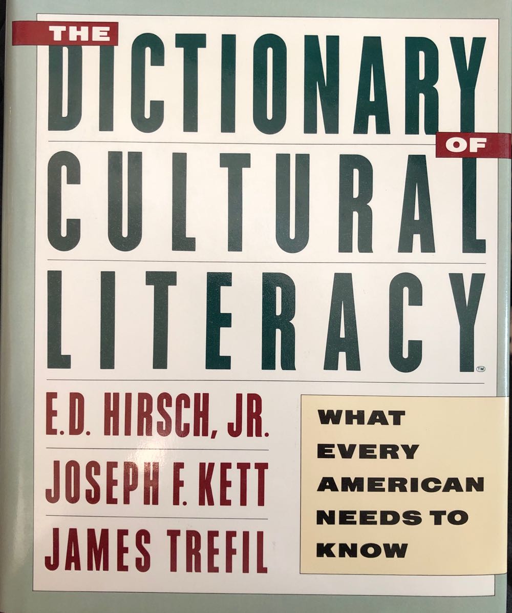 The Dictionary of Cultural Literacy
