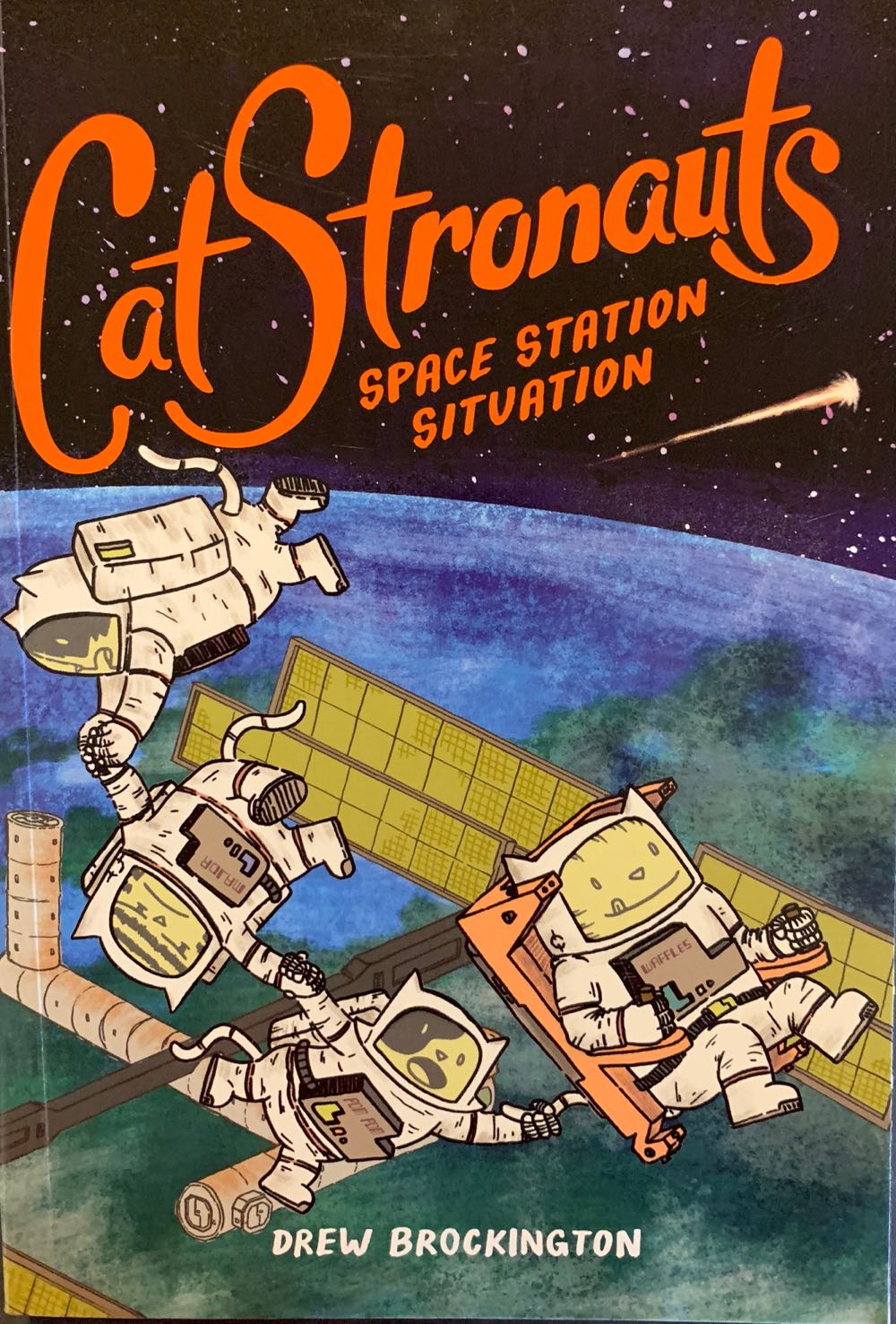 CatStronauts, Book 3: Space Station Situation - Drew Brockington (Little, Brown Books for Young Readers - Paperback) book collectible [Barcode 9780316307536] - Main Image 1