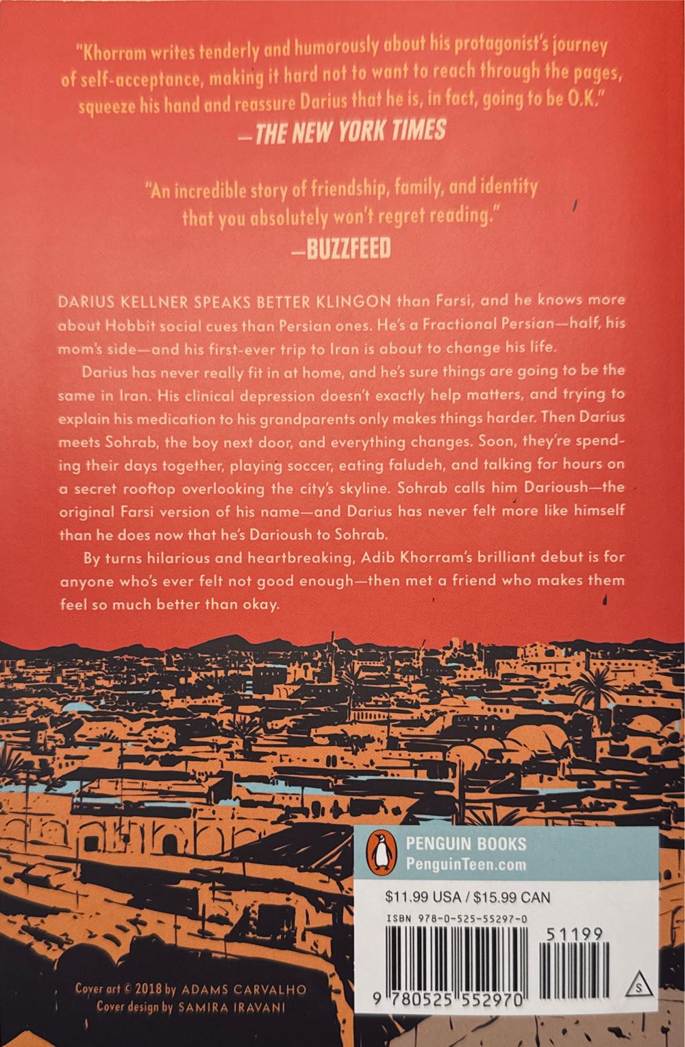 Darius the Great Is Not Okay - Adib Khorram (Penguin Books - Paperback) book collectible [Barcode 9780525552970] - Main Image 2