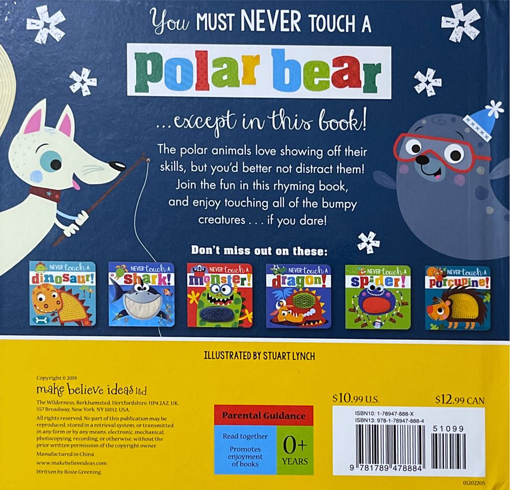 Never Touch a Polar Bear! - Rosie greening (Never Touch a) book collectible [Barcode 9781789478884] - Main Image 2