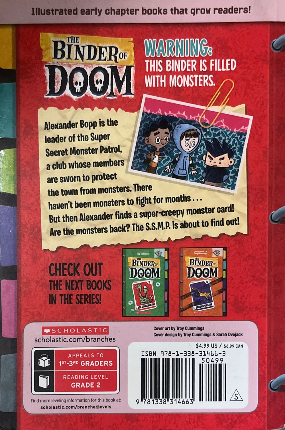 Binder Of Doom #1: Brute-Cake - Troy Cummings (Scholastic Inc - Paperback) book collectible [Barcode 9781338314663] - Main Image 2