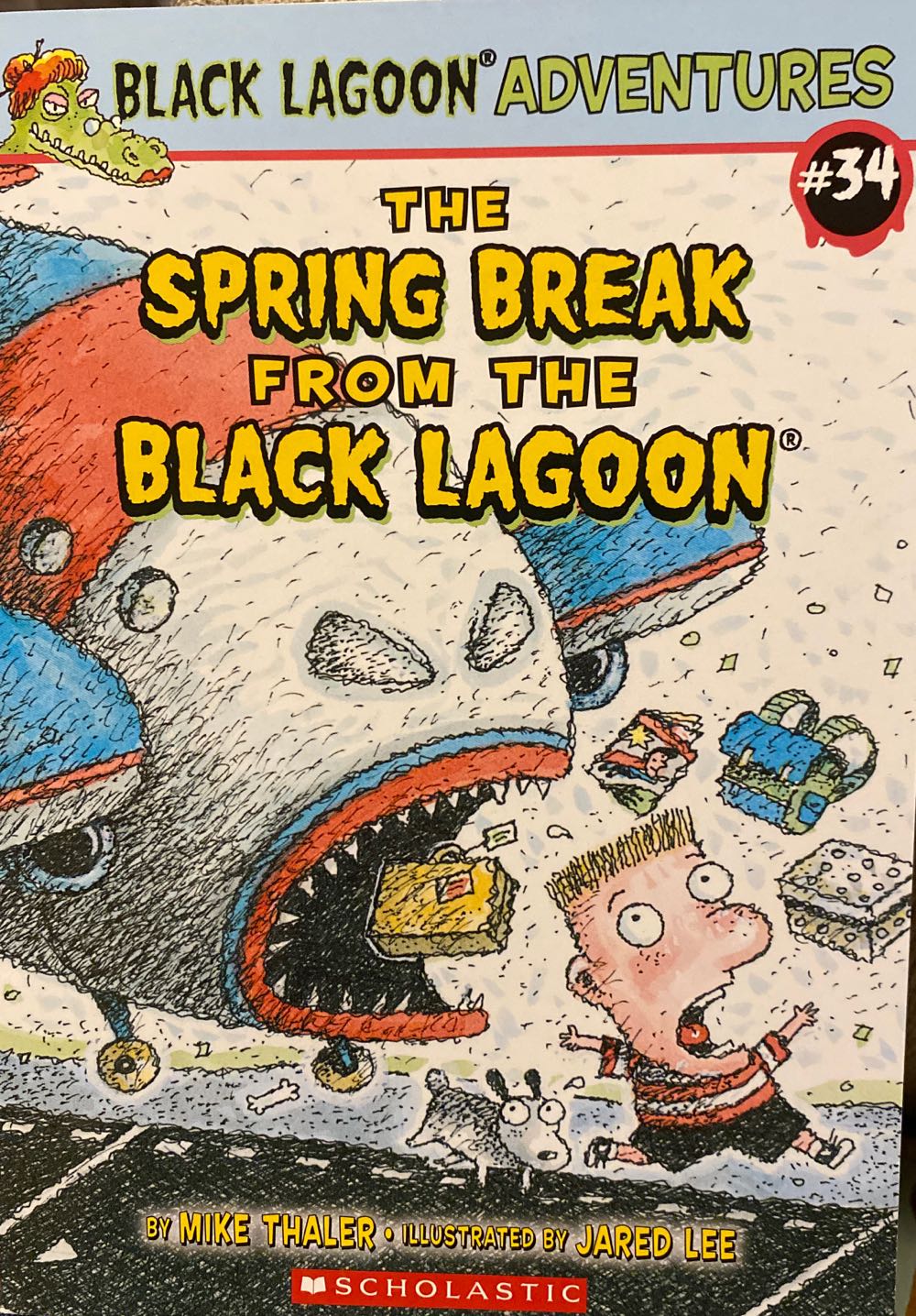 Black Lagoon #34: The Spring Break - Mike Thaler book collectible [Barcode 9781338244625] - Main Image 1