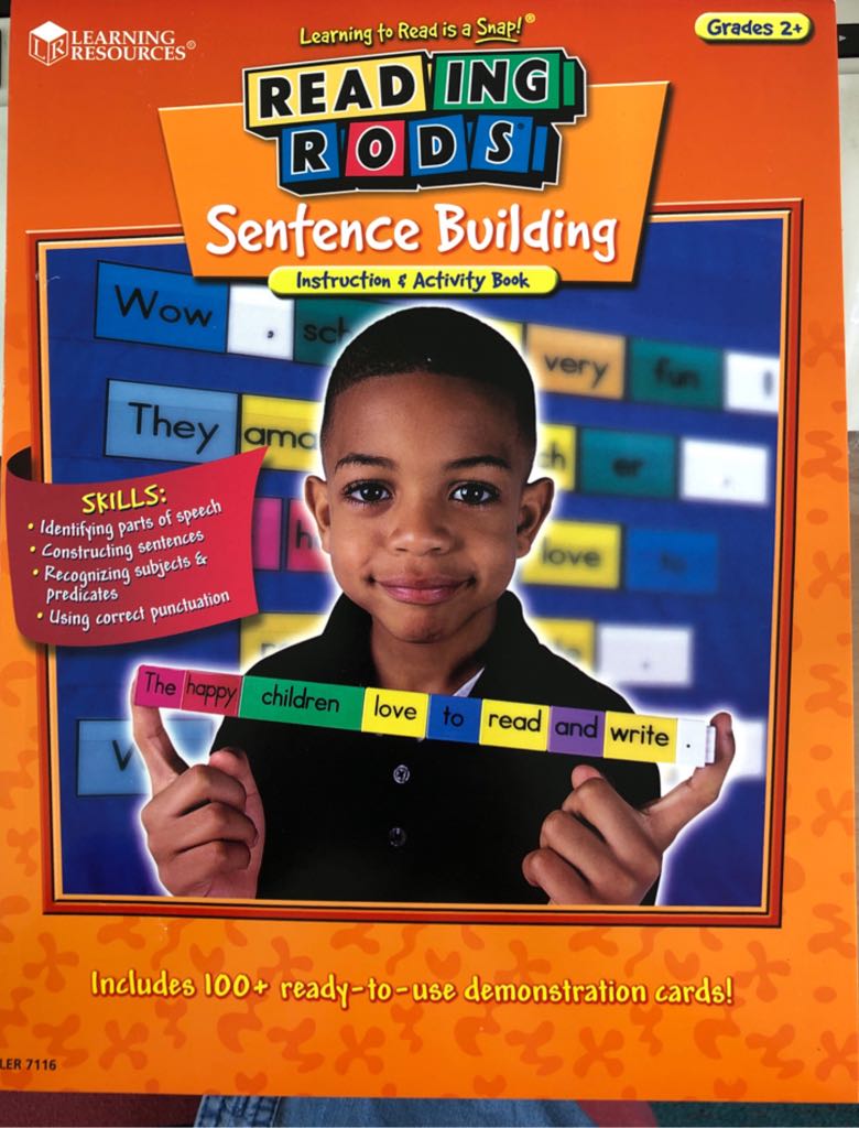 GR - Reading Rods: Sentence Building Instruction And Activity Book