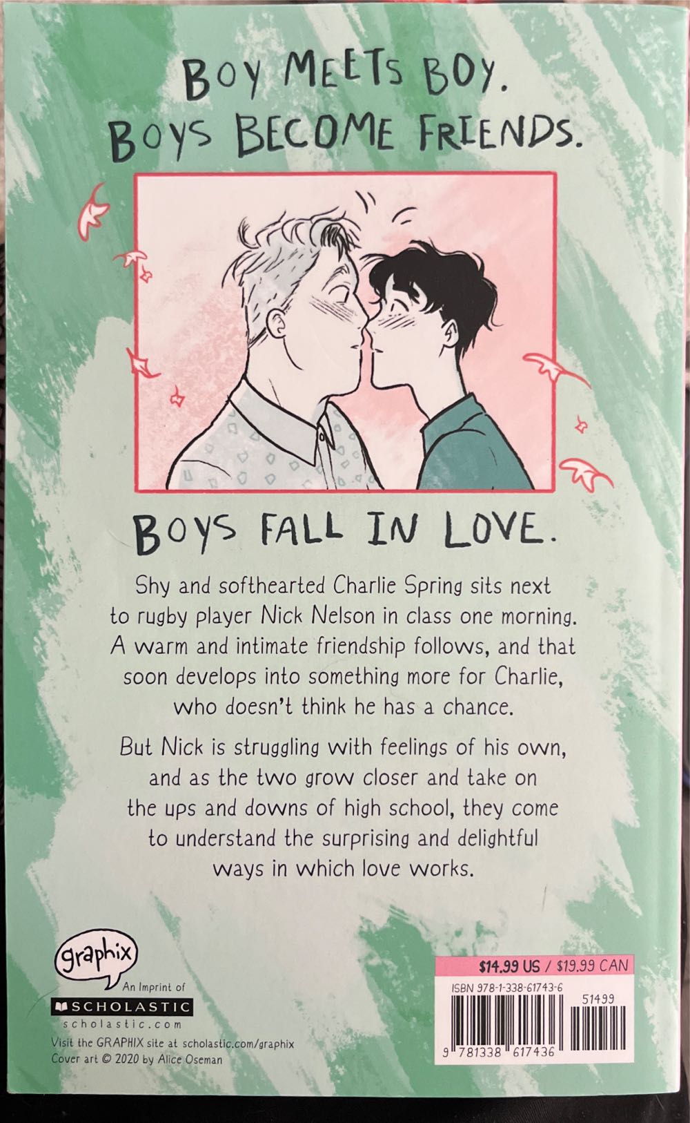 Heartstopper: Volume 1 - Alice Oseman (Graphix - Paperback) book collectible [Barcode 9781338617436] - Main Image 2