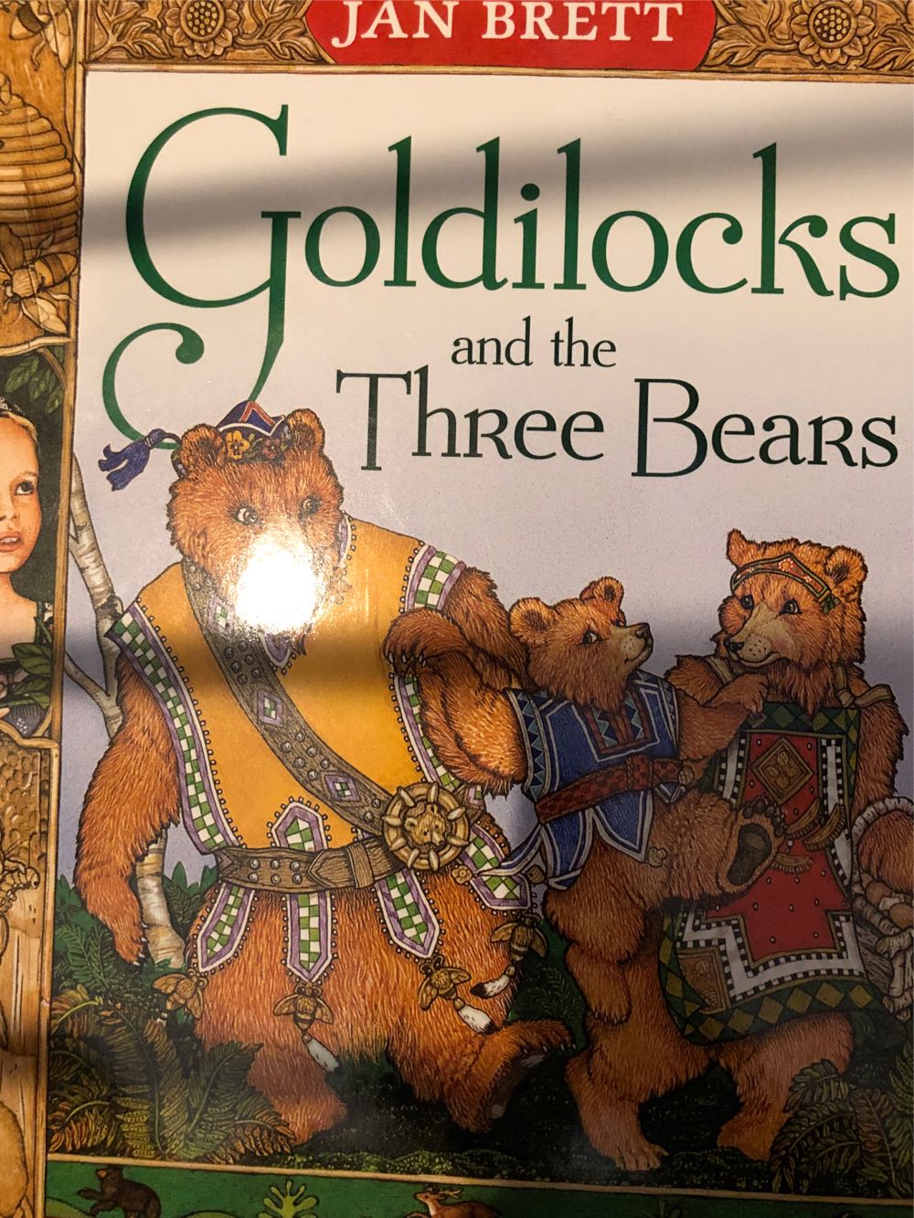 Goldilocks An The Three Bears - Jan Brett book collectible [Barcode 9780593354674] - Main Image 1