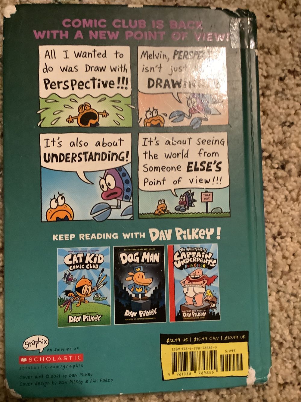 Cat Kid Comic Club Perspectives - Dav Pilkey (Graphix - Hardcover) book collectible [Barcode 9781338784855] - Main Image 2