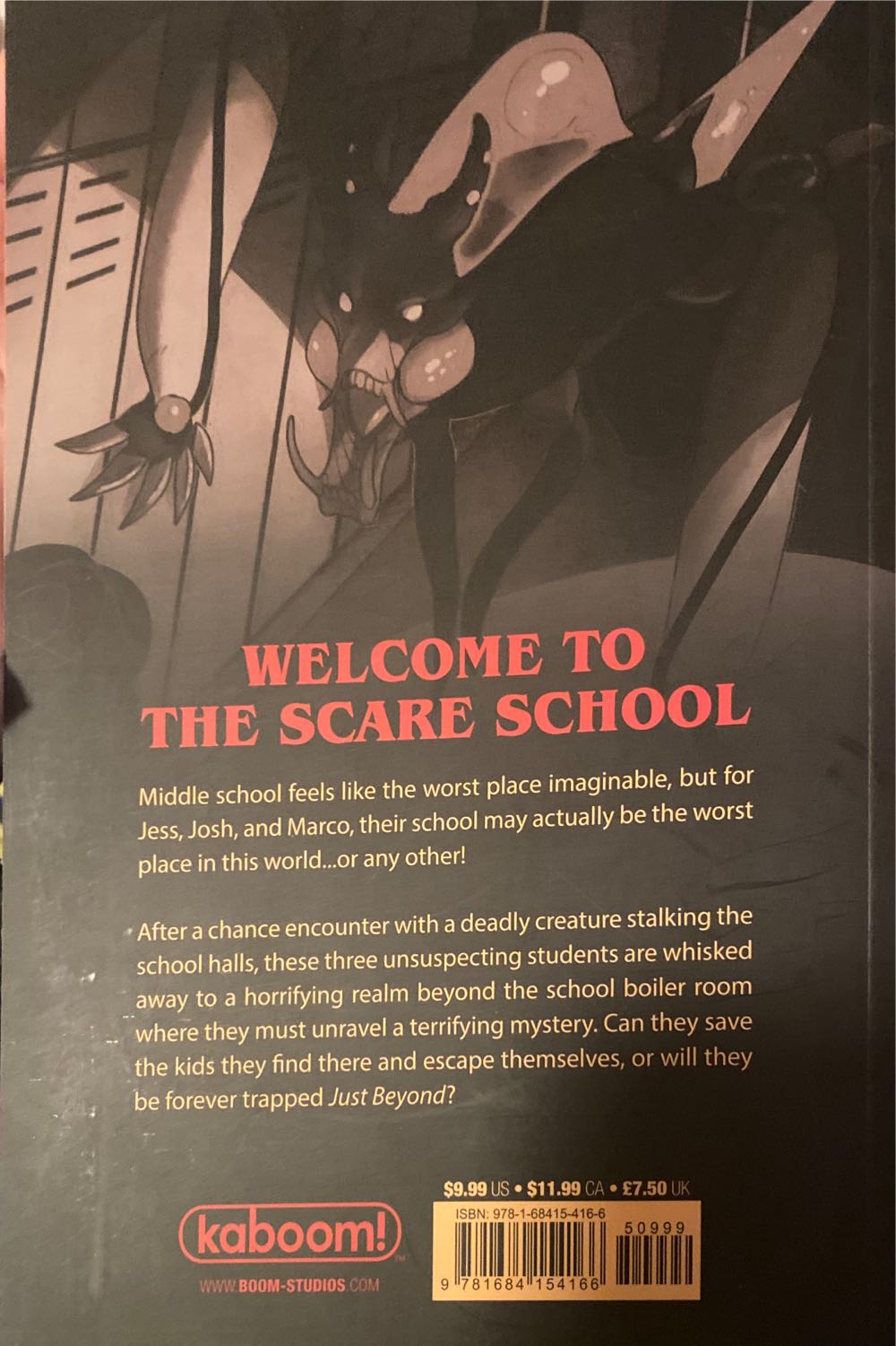 Just Beyond: The Scare School - R.L. Stine (KaBOOM! - Paperback) book collectible [Barcode 9781684154166] - Main Image 2