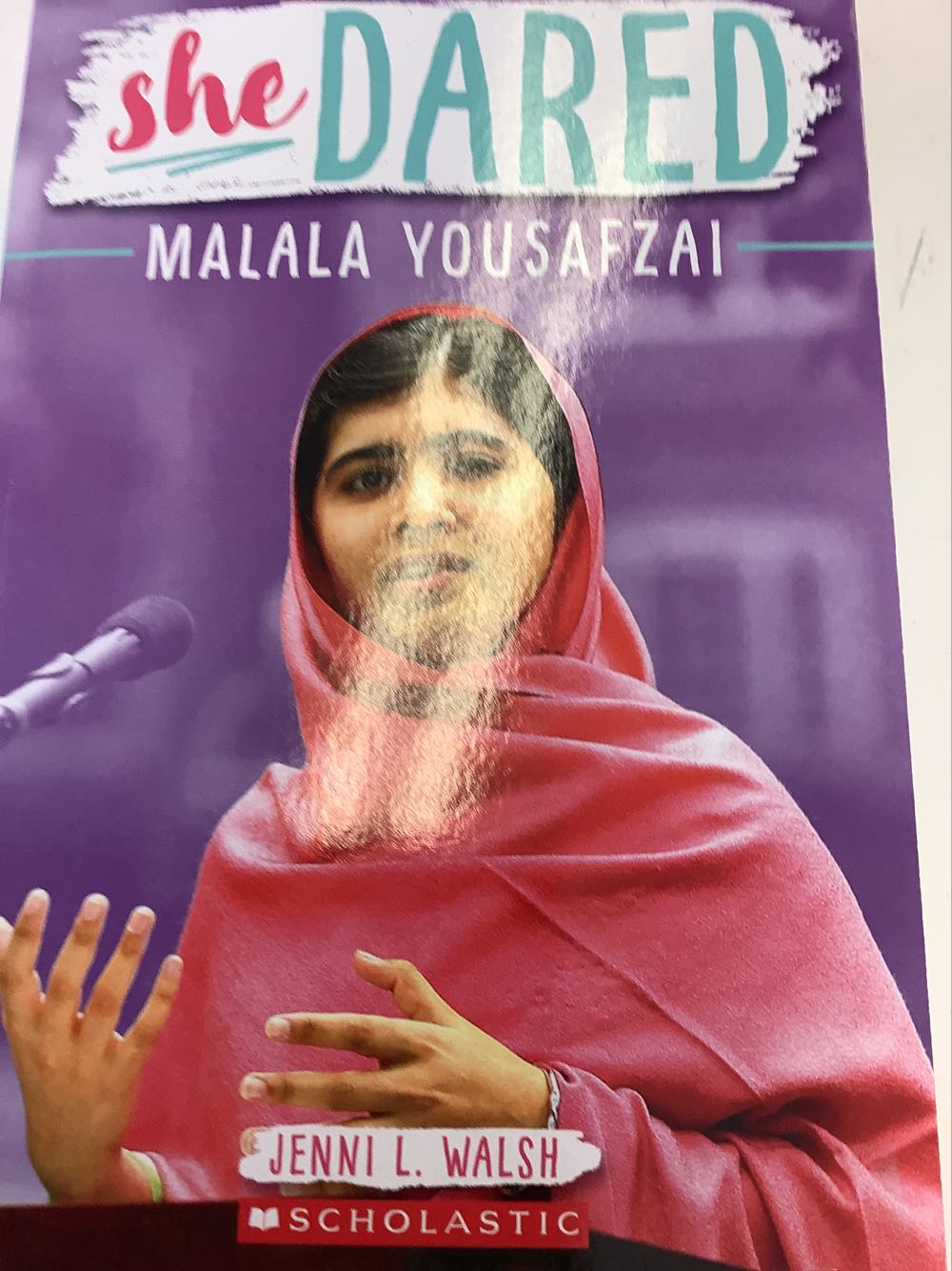 She Dared: Malala Yousafzai - Jenni L. Walsh (Scholastic Inc. - Paperback) book collectible [Barcode 9781338550818] - Main Image 1