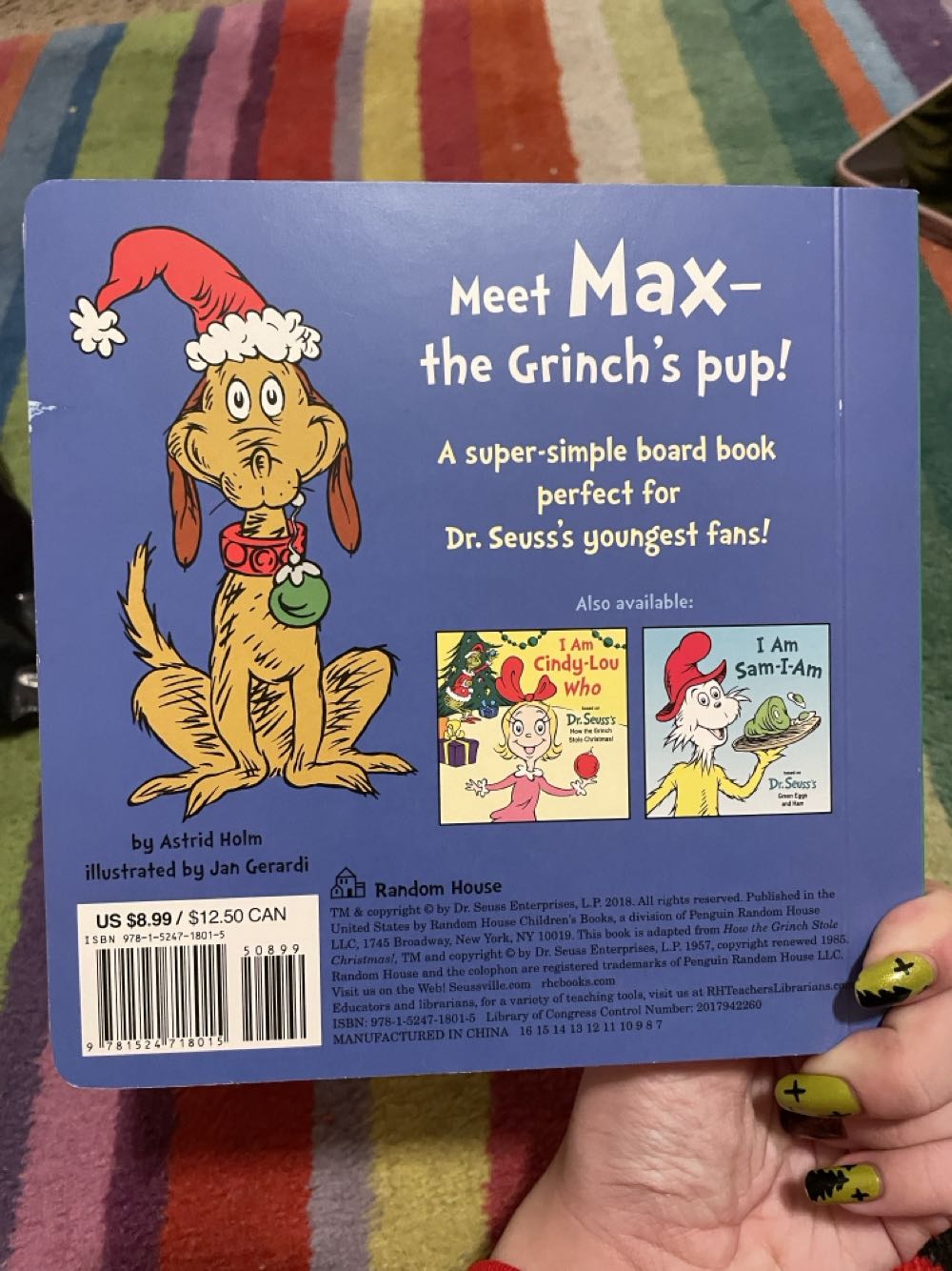 I Am Max - Astrid Holm (Random House - Board Book) book collectible [Barcode 9781524718015] - Main Image 3