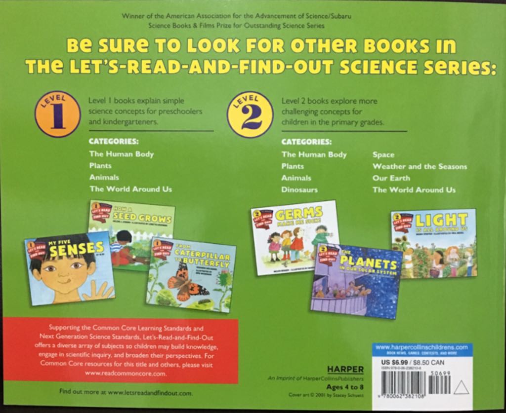 Let’s Read And Find Out Science Level 1 A Tree Is A Plant - Stacey Schuett (HarperCollins Children’s Books - Paperback) book collectible [Barcode 9780062382108] - Main Image 2