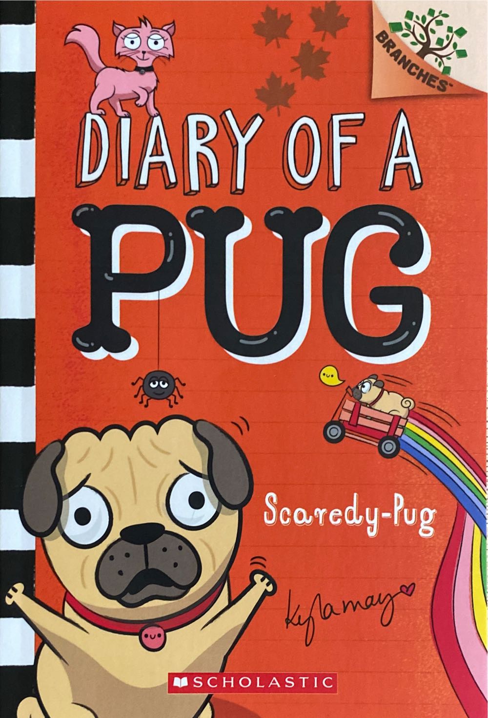 Diary of a Pug #5: Scaredy-Pug - Graphic Novel - Ghost - Need 1-4 - Kyla May (Diary of a Pug - Paperback) book collectible [Barcode 9781338713442] - Main Image 1