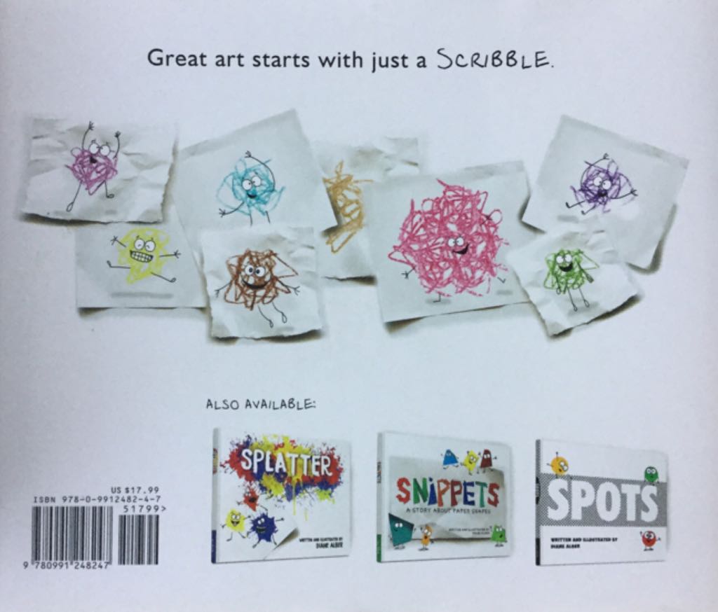I’m Not Just a Scribble - Diane Alber (Art all about me - Hardcover) book collectible [Barcode 9780991248247] - Main Image 2