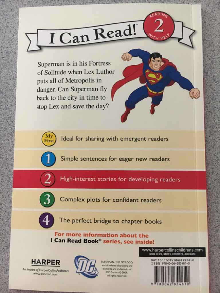 Superman: I Am Superman - Michael Teitelbaum book collectible [Barcode 9780062854810] - Main Image 2