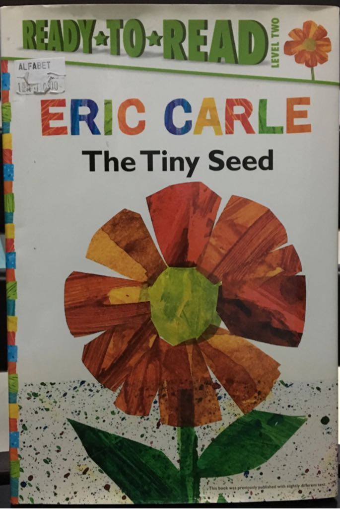 Ready To Read Level 2 Eric Carle The Tiny Seed