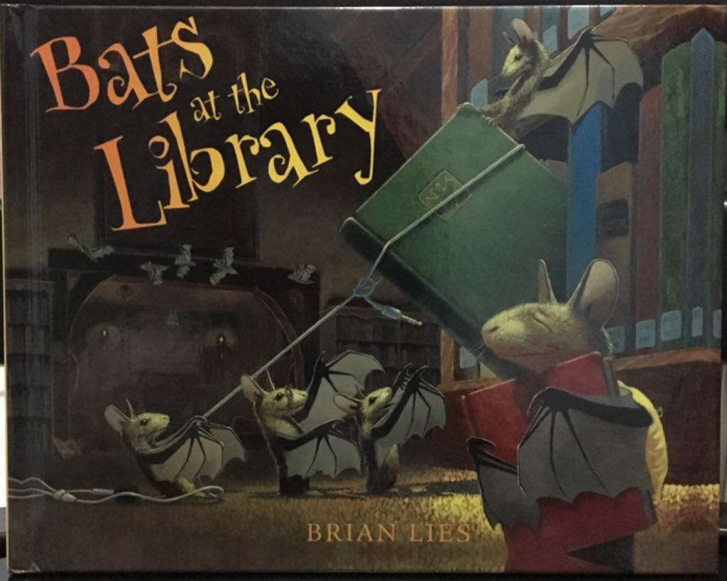 Box Of Bats Bats At The Library - Brian Lies (Houghton Mifflin Harcourt Publishing Company - Hardcover) book collectible [Barcode 9780544743397] - Main Image 1