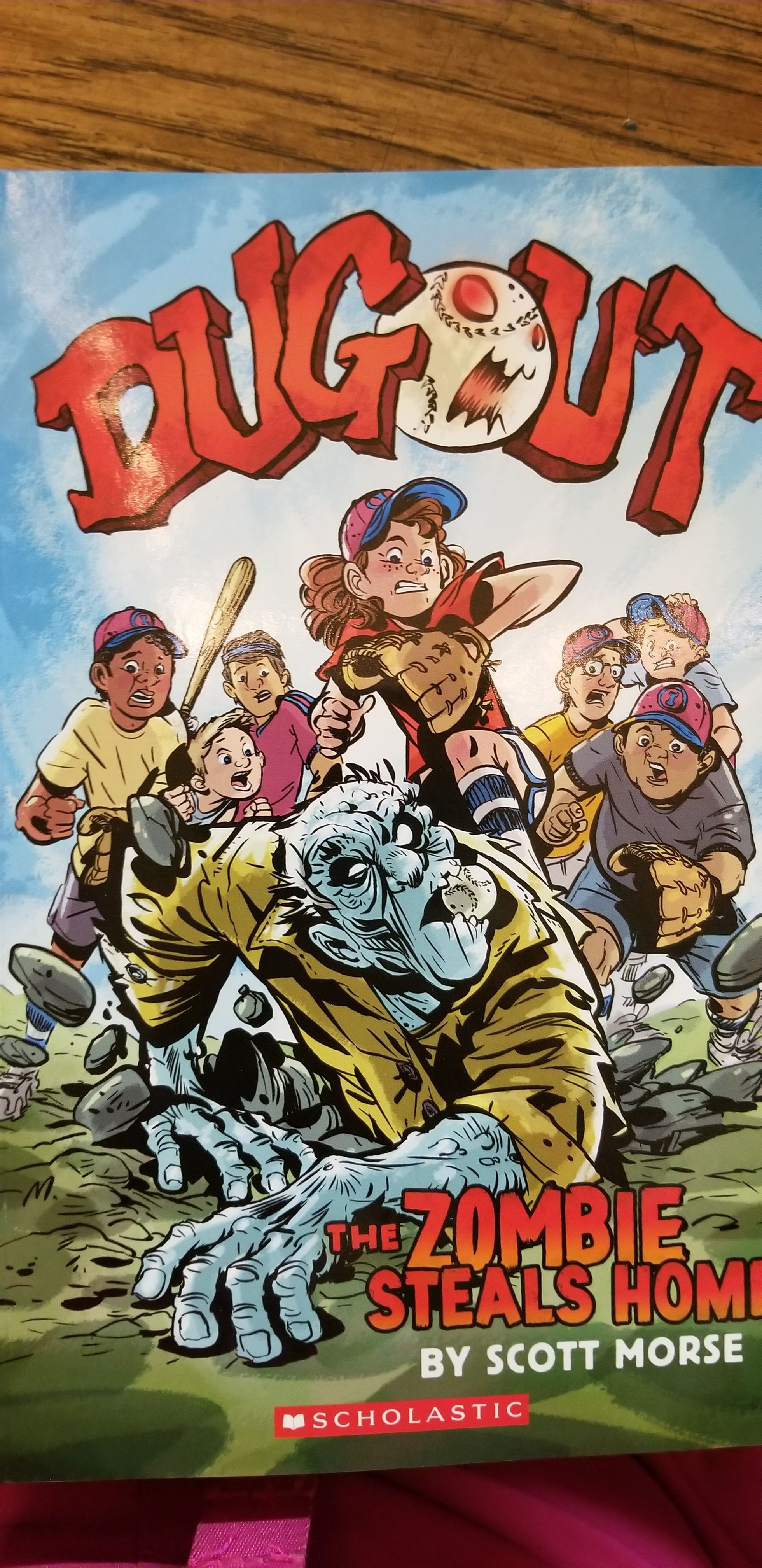 Dugout: The Zombie Steals Home - Scott Morse book collectible [Barcode 9781338188097] - Main Image 1