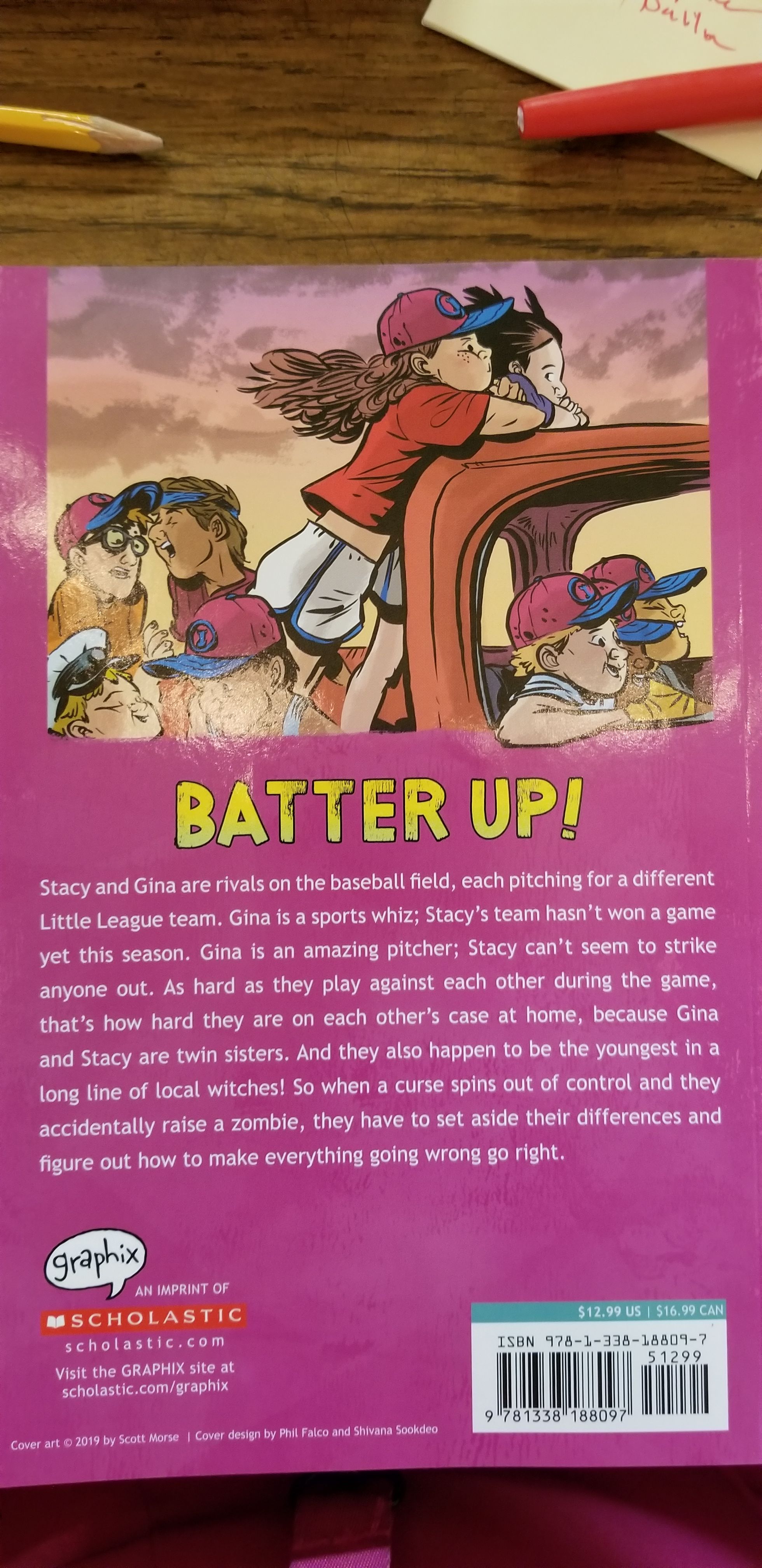 Dugout: The Zombie Steals Home - Scott Morse book collectible [Barcode 9781338188097] - Main Image 2