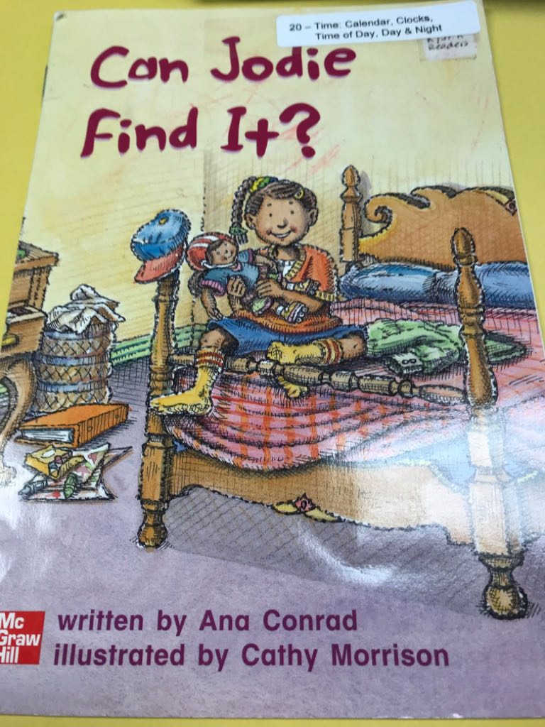 Can Jodie Find It? - Ana Conrad book collectible [Barcode 9780021888641] - Main Image 1