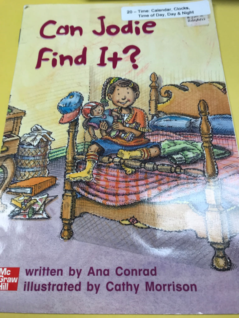 Can Jodie Find It? - Ana Conrad book collectible [Barcode 9780021888641] - Main Image 1