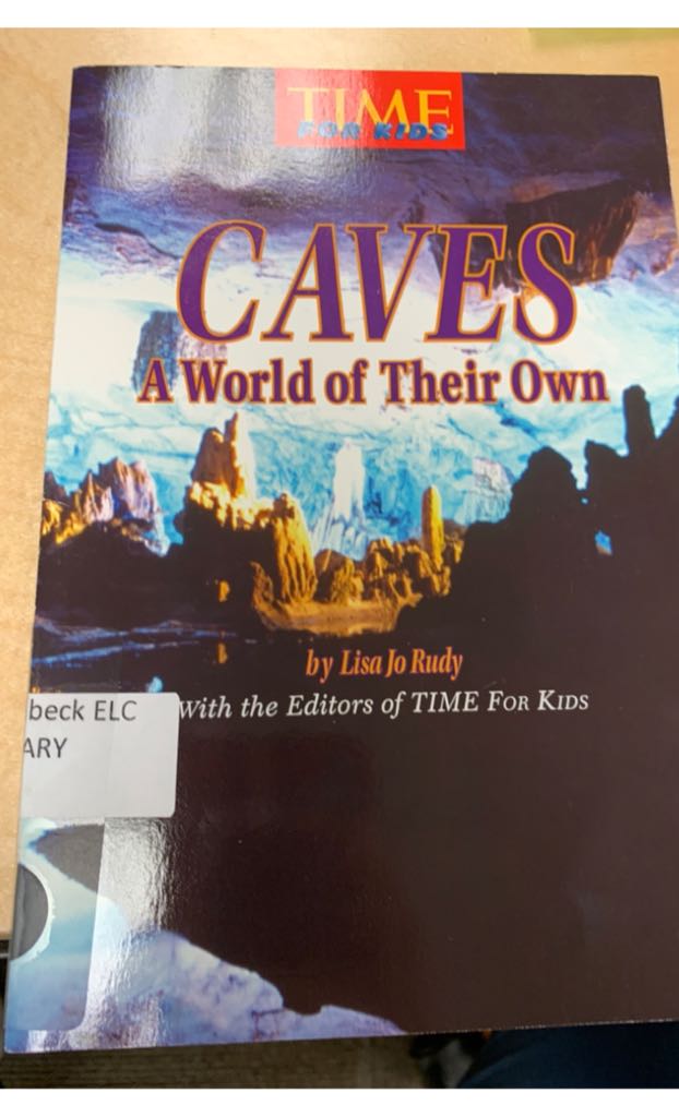 Caves - Lisa Jo Rudy book collectible [Barcode 9780022846794] - Main Image 1