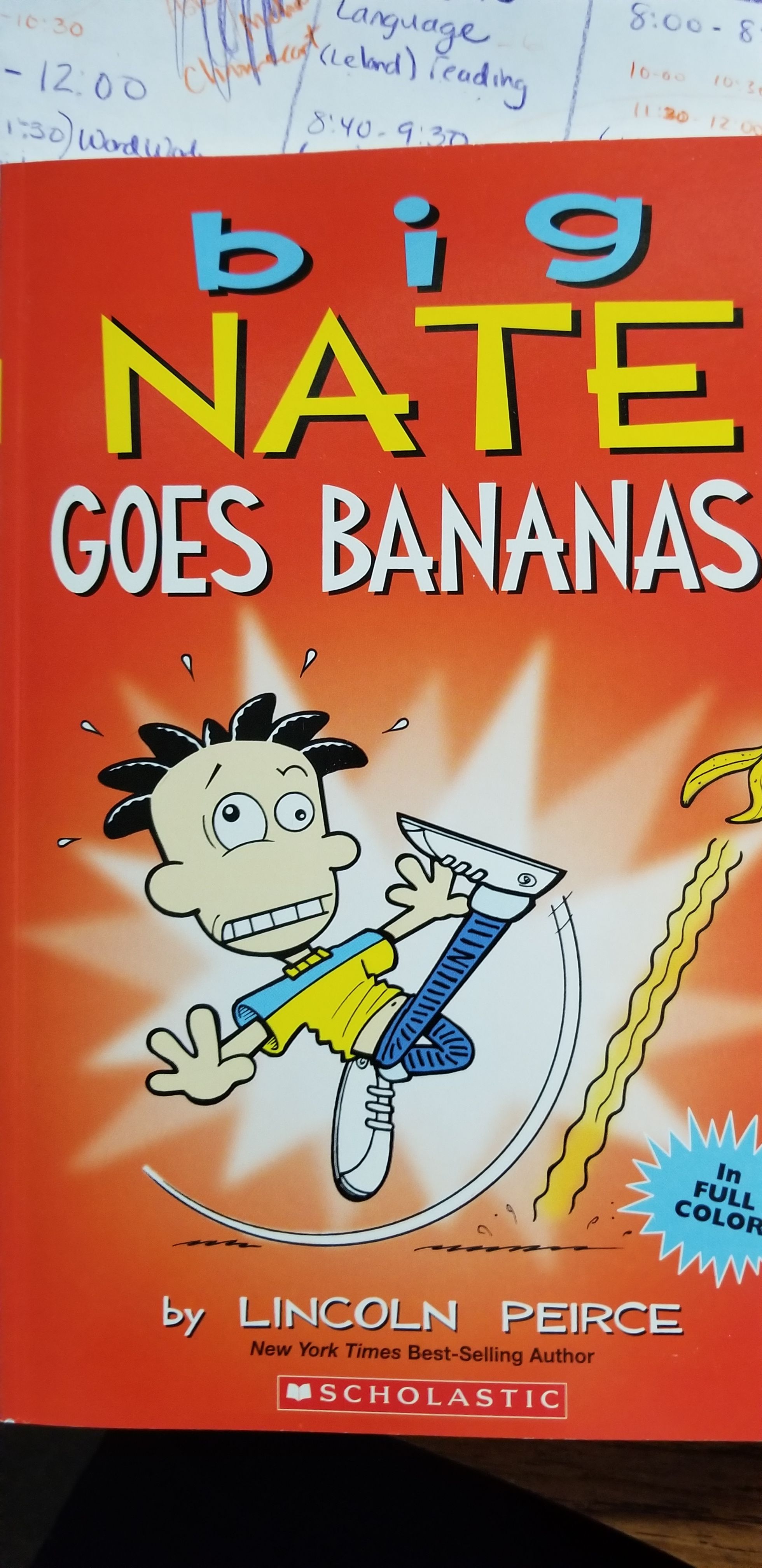 Big Nate Goes Bananas! - Lincoln Peirce book collectible [Barcode 9781338564655] - Main Image 1