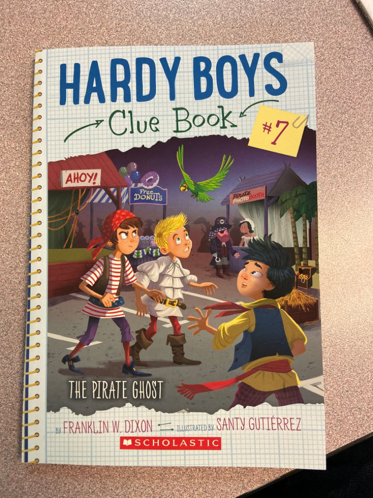 Hardy Boys Clue Book #7 The Pirate Ghost