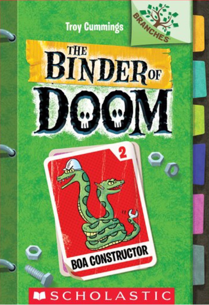 Binder Of Doom #2: Boa Constructor, The - Troy Cummings (Scholastic Inc - Paperback) book collectible [Barcode 9781338314694] - Main Image 1