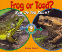 Frog or toad?