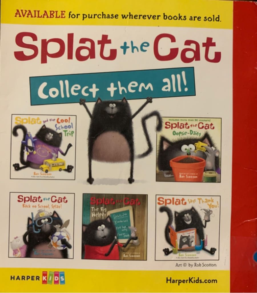 Back to School Splat! - Laura Bergen (- Paperback) book collectible - Main Image 2