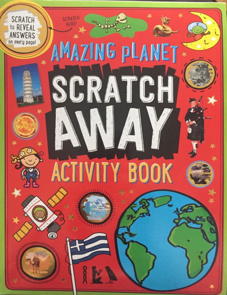 Amazing Planet Scratch Away Activity Book - Stuart Lynch (Make Believe Ideas Ltd - Paperback) book collectible [Barcode 9781785989551] - Main Image 1