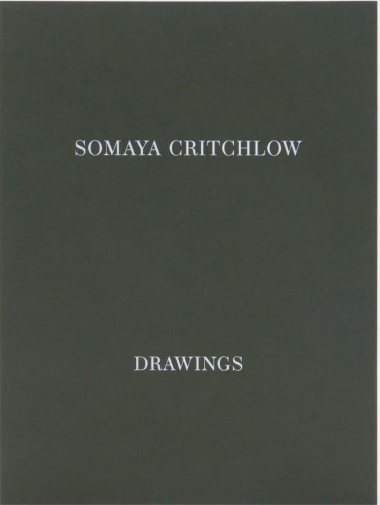Somaya Critchlow Drawings