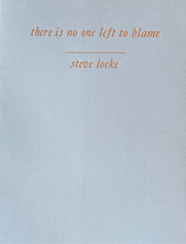 There Is No One Left to Blame