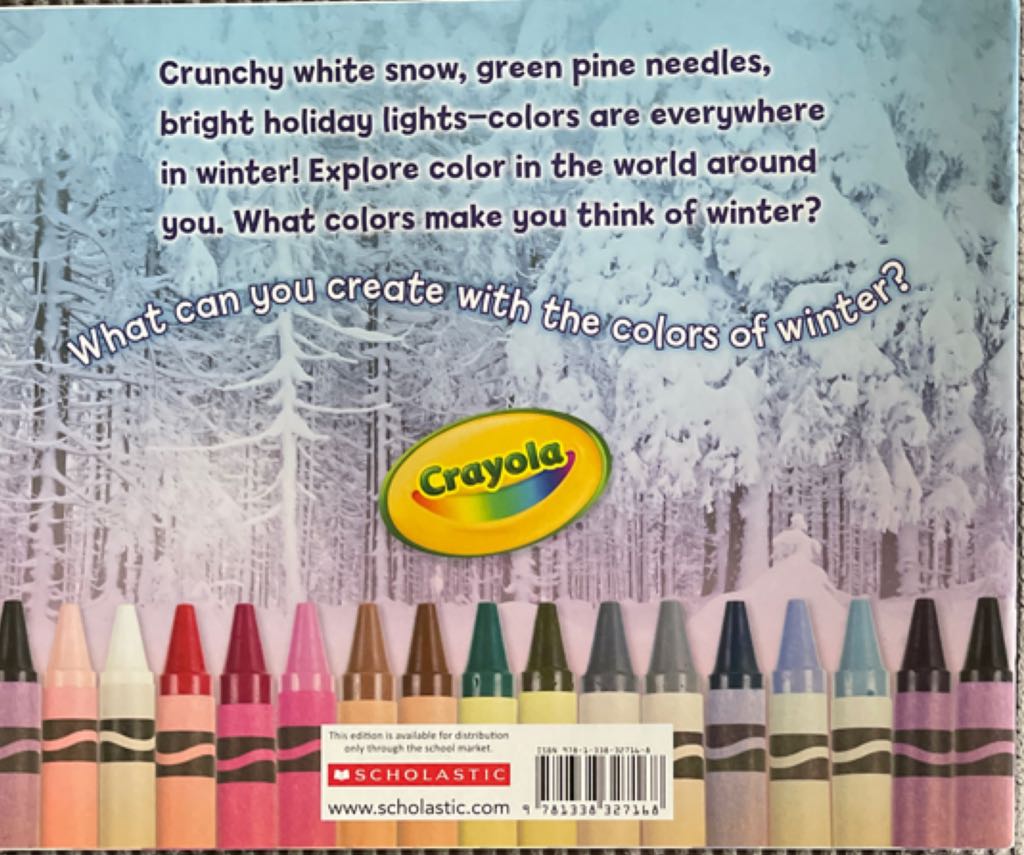 Crayons Winter Colors - Jodie Shepherd (Scholastic, Inc - Paperback) book collectible [Barcode 9781338327168] - Main Image 2