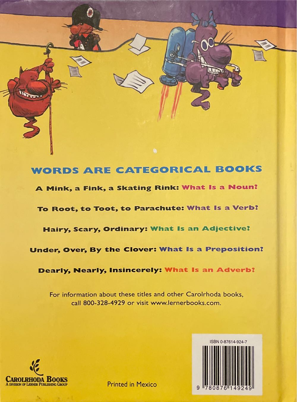 Dearly, Nearly, Insincerely: What Is An Adverb - Linda Lowery (- Paperback) book collectible [Barcode 9788003284924] - Main Image 2