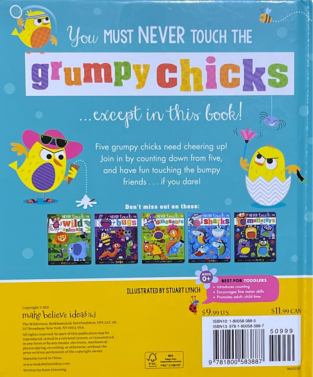 Never Touch the Grumpy Chicks - Rosie Greening book collectible [Barcode 9781800583887] - Main Image 2