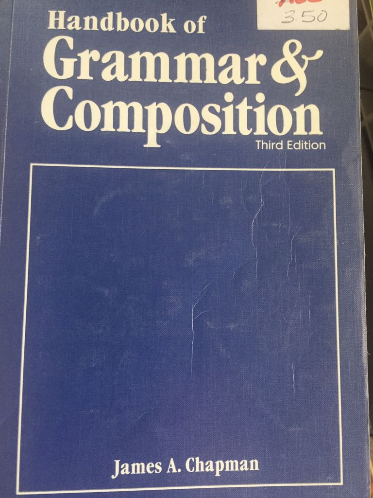 Handbook Of Grammar And Composition